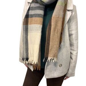 Plaid Blanket Scarf